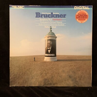 BRUCKNER Symphony #3 (1st Version) - ELIAHU INBAL, Frankfurt - TELDEC ST LP 1983