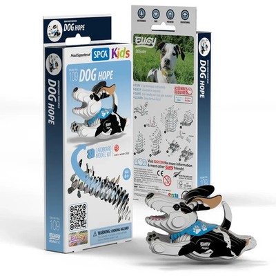 Hope the Dog Eugy 3D Puzzle by Safari 3''H STEM Arts Crafts