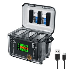 Smart Battery Charging Manager Fast Charging Case For DJI OSMO 360/Action 5/4/3