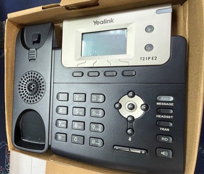 Yealink SIP-T21P E2 Dual-line Entry Level IP Phone BRAND NEW OPEN BOX