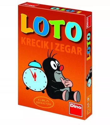 8590878721074 Gra planszowa Krecik i zegar Dino DINO
