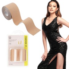 Forever 21 1pk Body Tape Comfortable Skin Easy 2'' x 16.5'', BEIGE
