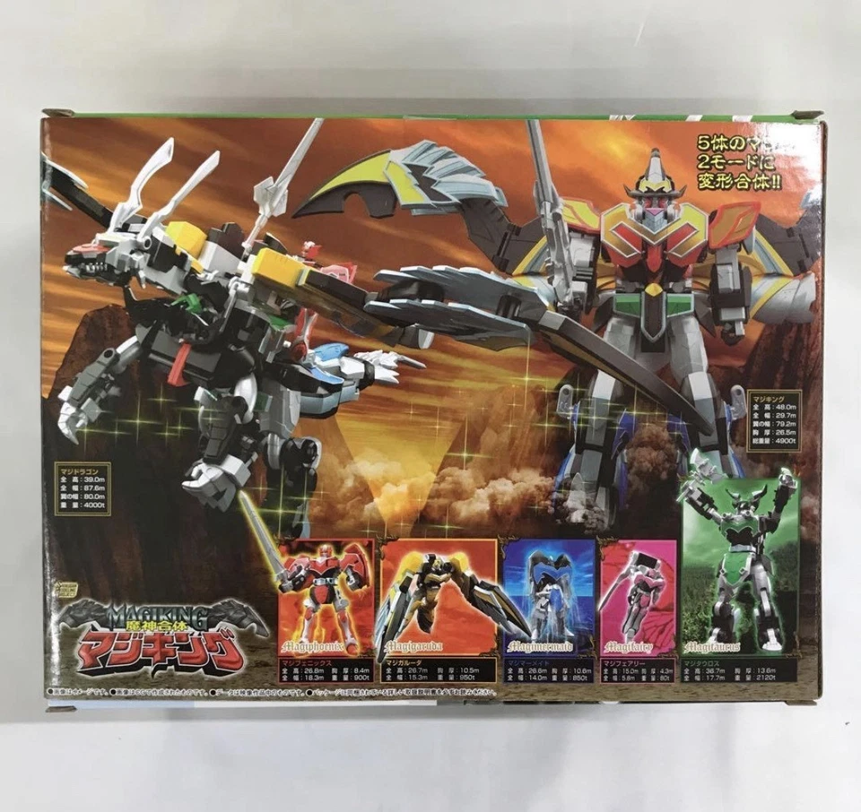 Bandai SMP Majin Gattai MagiKing Power Rangers Mystic Force Megazord NUOVO - Immagine 3 di 4