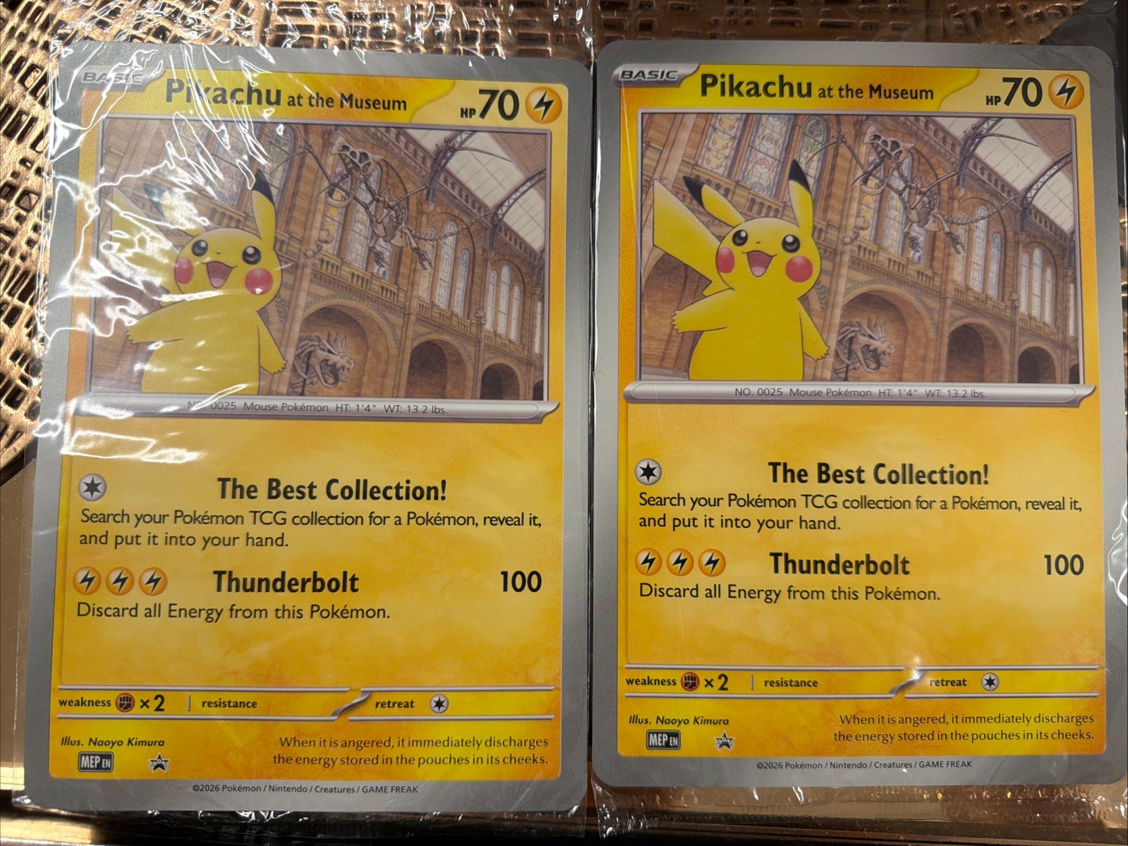 Pikachu At The Museum Oversized Card