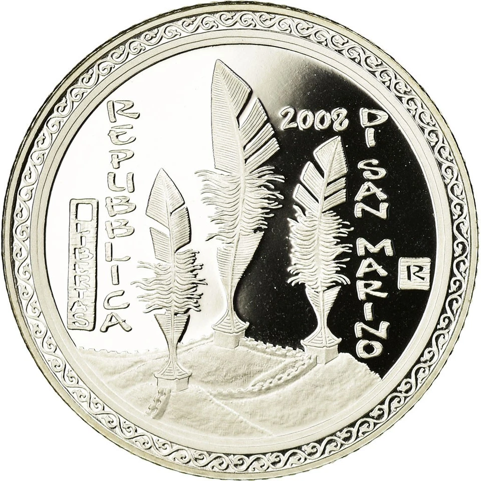 San Marino, 5 Euro, 2008, FDC, Argent, KM:513 - Photo 1/2