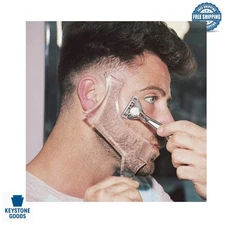 Men's Beard Shaping Kit with Templates & Comb | Perfect Grooming Tool