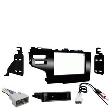 Honda Fit 2015-2017 Single DIN Stereo Harness Radio Install Dash Kit Package New