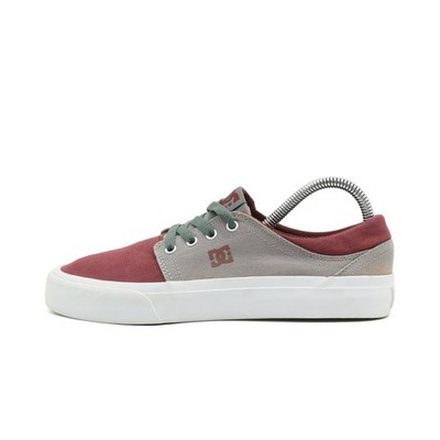 DC Shoes Herren Trase TX Sneaker Burgunderrot,Grau,Weiß Sohle Skate-Schuhe EU 39