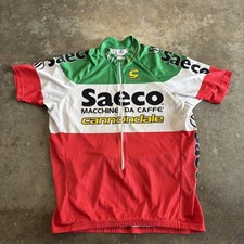 VTG Team Saeco Cannondale CIPOLLINI Italian Champ Cycling Jersey Tour USA XL