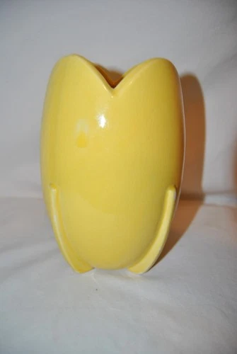 Mccoy Bright Yellow Egg Vase