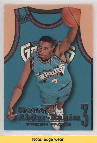 Shareef Abdur-Rahim #1 1996 Ultra Fresh Faces card