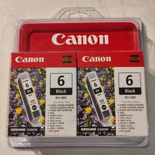 Genuine Canon Ink BC1-6BK 2 Pack Black Sealed NEW