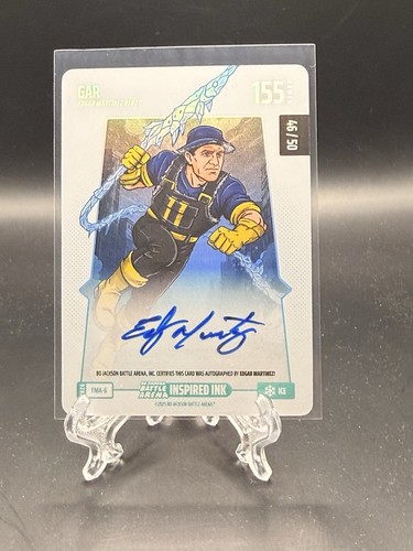 2026 Bo Jackson Battle Arena Gar Edgar Martinez Debut Ice Auto /50
