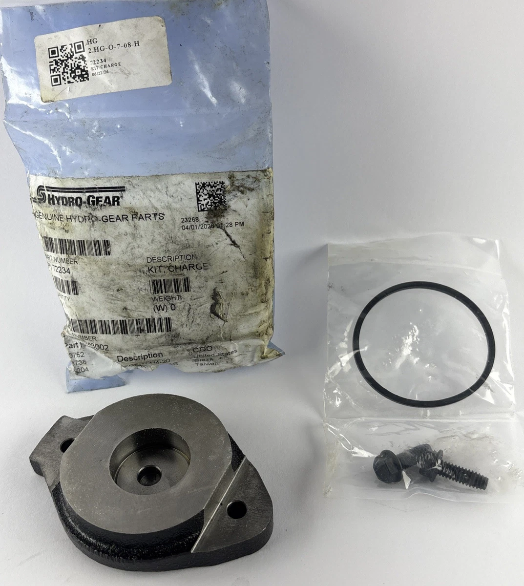 OEM HYDRO GEAR 72234 CHARGE PUMP KIT HUSTLER 603572 photo 2