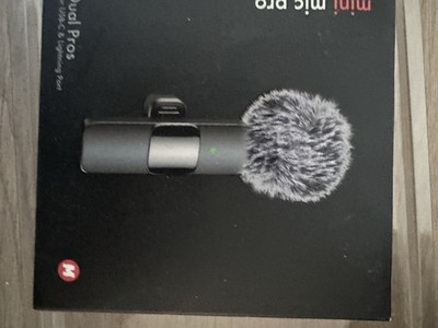 Mini Mic Pro Wireless Microphone for iPhone iPad Android Lavalier Microphone