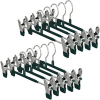 10 StüCk HosenbüGel KlemmbüGel, Hosenspanner KleiderbüGel Aus Metall, Platzspare