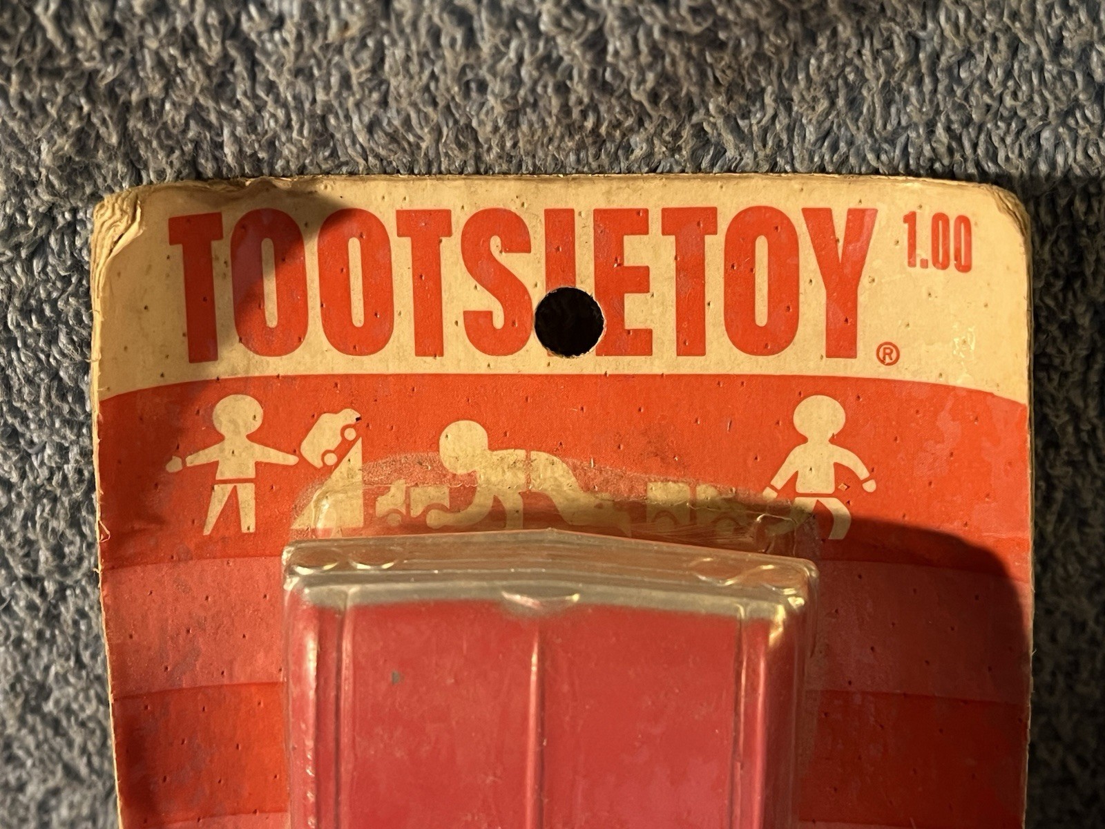 1960's Tootsietoy 1962 Ford Station Wagon & U-Haul Trailer on Sealed Card