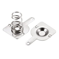 Battery Spring Plate AA Batteries Spring Contact Nickel Plate 12mmx12mm 100 Set