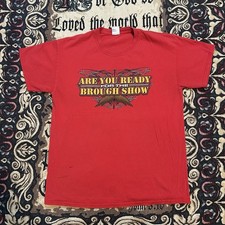 Vintage 2014 Indiana SprintWeek Jon Stanbrough RacingT-Shirt Red Large