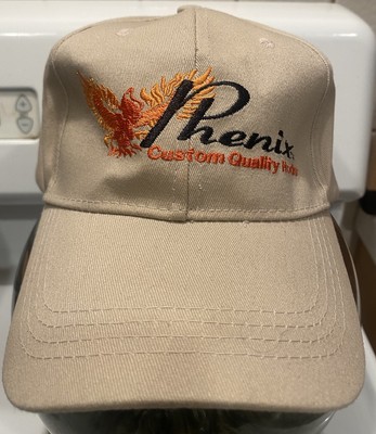 Phenix Tan Custom Quality Rods Fishing Hat Cap Adjustable One Size Fits All