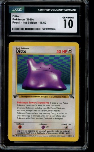 Ditto (1st Edition) graded CGC 10 for sale on eBay