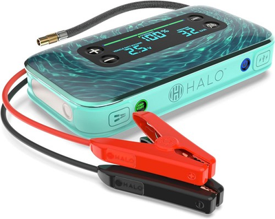 #ad HALO Bolt Air 1750 Portable Car Battery Jump Starter 130 PSI Air Compressor $293.19