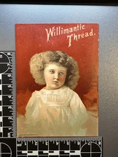 Antique Victorian Trade Card - Willimantic Thread - New Orleans Expo 