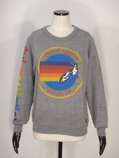 AVIATOR NATION Grey Venice Crew Sweatshirt Size SMALL