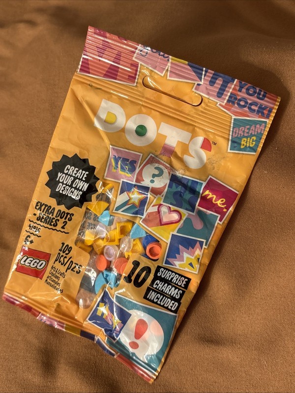 New LEGO Extra Dots Series 2 DOTS Set#41916 109 pcs includes 10 Surprise Charms