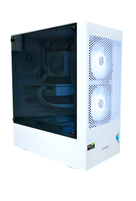 白のPC ryzen5 9600x 3060ti  32GB ALL WHITE GAMING PC / 32GB DDR5 RAM / Radeon RX 580 / RYZEN 5