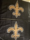 2 New Orleans Saints Flags 3x5 - NEW — photo 1
