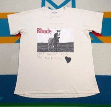 Rhude Dear God Horse Shirt Made In USA I'm Doing The Best I Can Sold Out Large