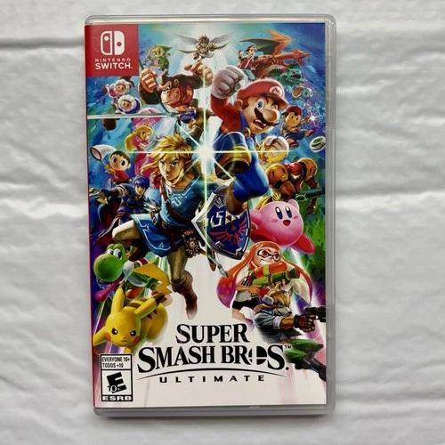 Super Smash Bros. Ultimate (Nintendo Switch, 2018) Game In Case Excellent
