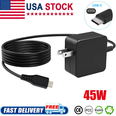 USB-C Adapter Charger for Asus Chromebook C302C C213 C214 C436 C523 ADP-45EW B