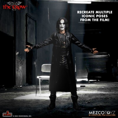 Mini Set 2 Action Figuren 5 Punkte Mezco The Crow Der Rabe Brandon Lee