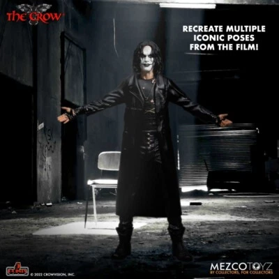 Mini ensemble de 2 figurines 5 points Mezco The Crow Il Corvo Brandon Lee - Photo 1/4