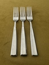 (3) Dinner Forks Wallace Silver WAS213 Stainl...