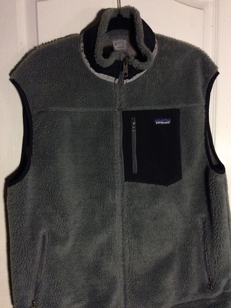 Patagonia Classic Retro-X Deep Pile Fleece Vest Nickel Grey Patagonia Classic Retro-X Deep Pile Fleece Vest Nickel Grey