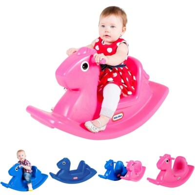 Little Tikes Schaukelpferd Ausritt Kinderspielzeug Kunststoff niedriger Sitz klein NEU UK