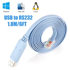 USB to RS232 Serial to RJ45 CAT5 Console Adapter Cable for Cisco Routers FTDI