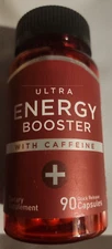 Ultra Energy Booster 90 Coated Caplets Ginseng/Guarana/Gotu/Bee Pollen by Piping