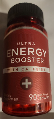 Ultra Energy Booster 90 Coated Caplets Ginseng/Guarana/Gotu/Bee Pollen by Piping