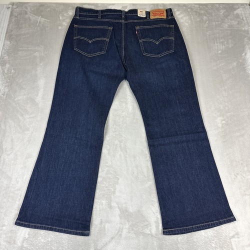 Levi's 527 Slim Bootcut Men's Size 38x30 Jeans Dark Wash Mid Rise Stretch New - Picture 10 of 11