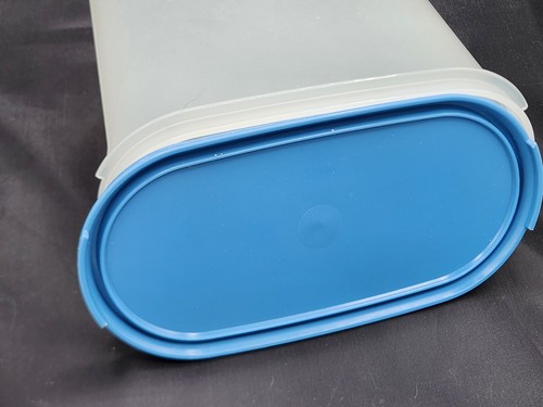 Tupperware 7 1/4 Cup Modular Mates 1613-7 Storage Container with Blue Lid - Picture 4 of 12