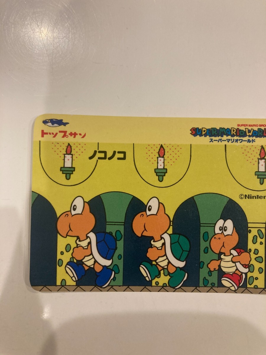 SUPER MARIO BROS 4 SUPER MARIO WORLD Top 1991 Nintendo JAPAN anime