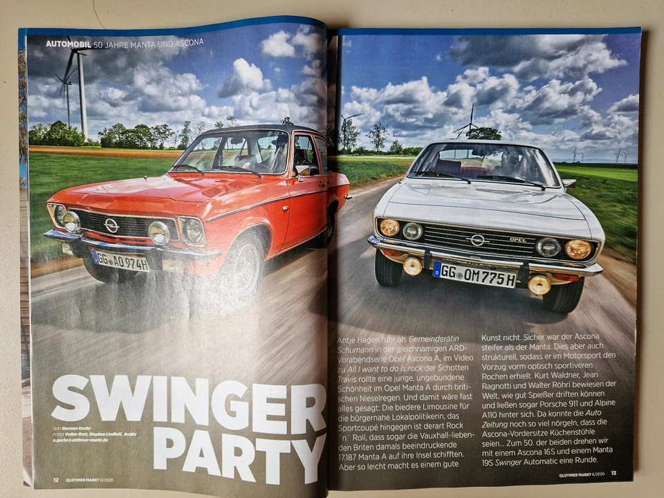 Oldtimer Markt 06 2020 Sammler-Edition Manta A - Im Zeichen des Rochen - Bild 3 von 4