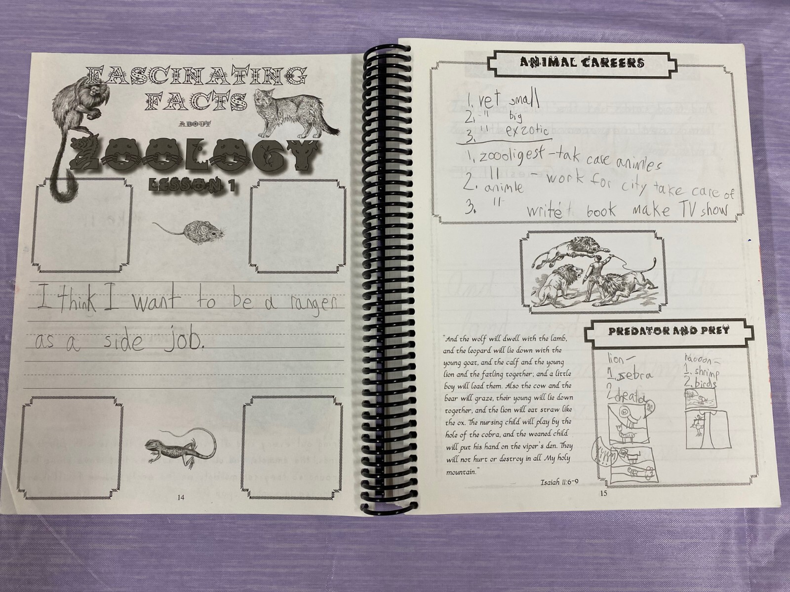 Zoology 3 Junior Notebooking Journal Apologia Young Explorers Series