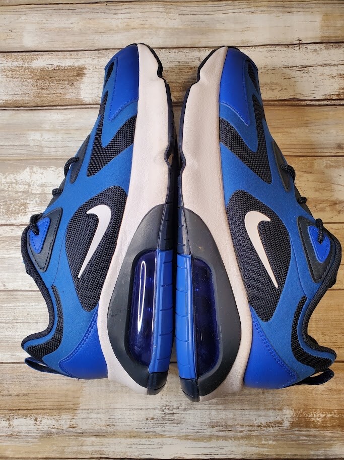 air max 200 blue and black