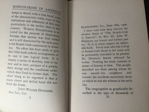 The Scotch-Irish in America by John Walker Dinsmore - original 1906 LIKE NEW HC! - Picture 5 of 8