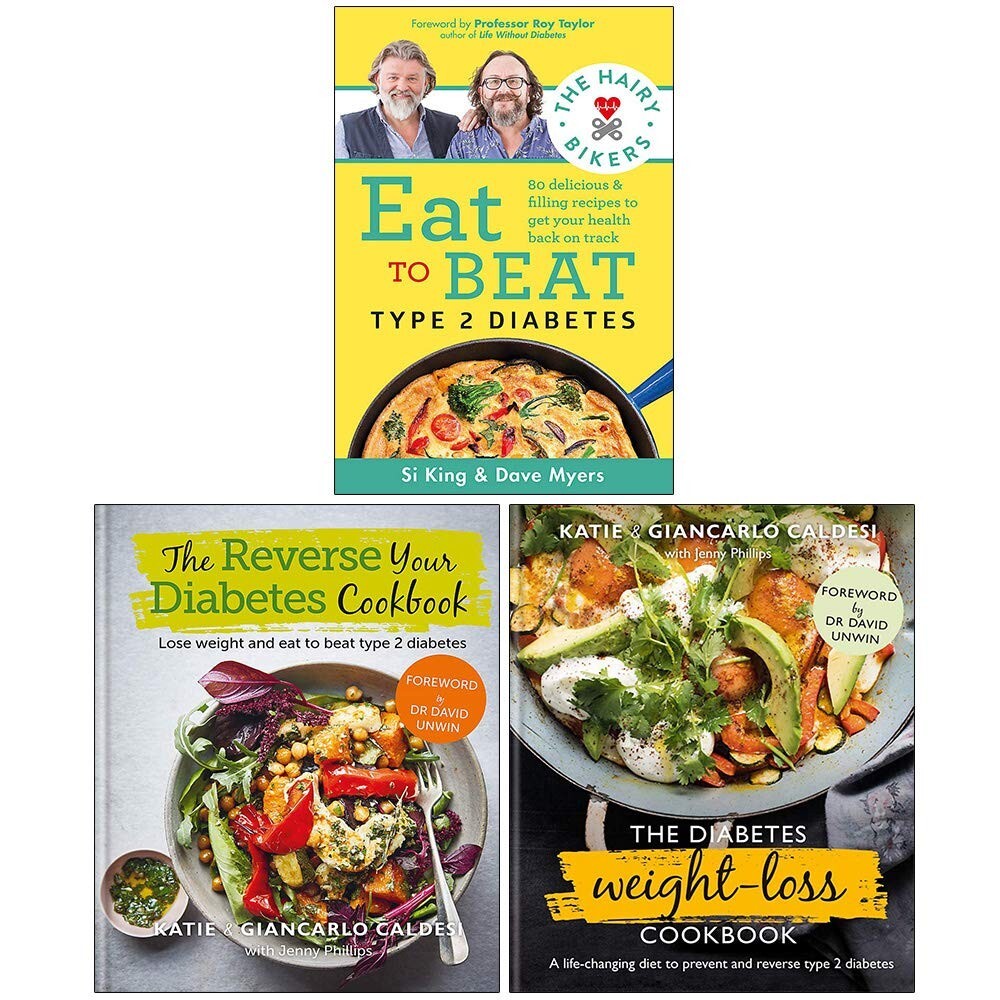 Katie Caldesi,Hairy Bikers Unisex The Hairy Bikers Eat To Beat Type 2 Diabetes & The Reverse Your Diabetes 3-Book Collection Set By The Hairy Bikers - Non Fiction - Mixed Format - Image 2